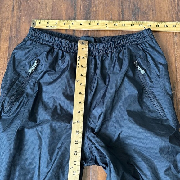 HELLEY HANSEN Mens Black Helly Tech Watertight Ankle Zip Rain Pants - Picture 12 of 14